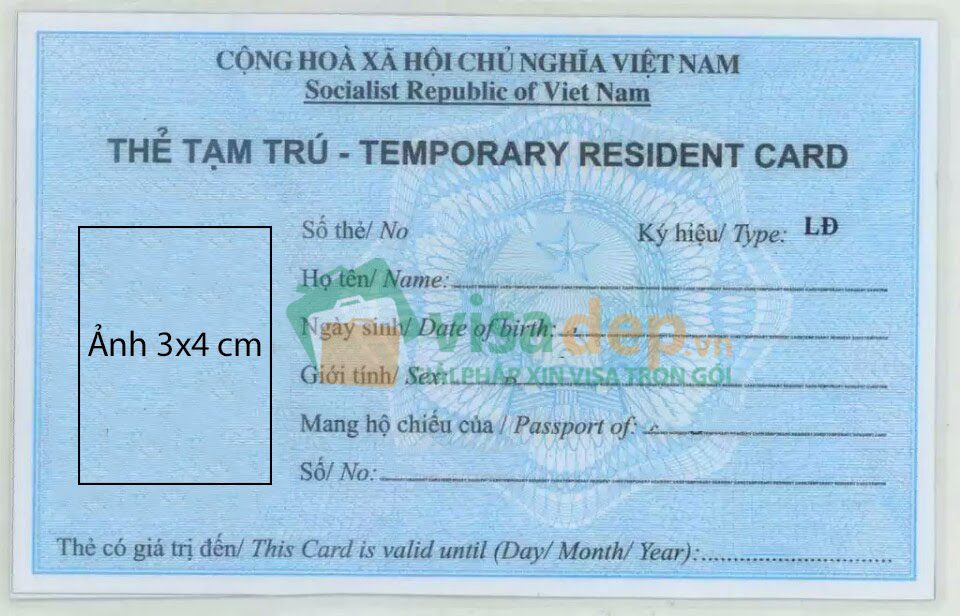 Temporary residence card Việt Nam