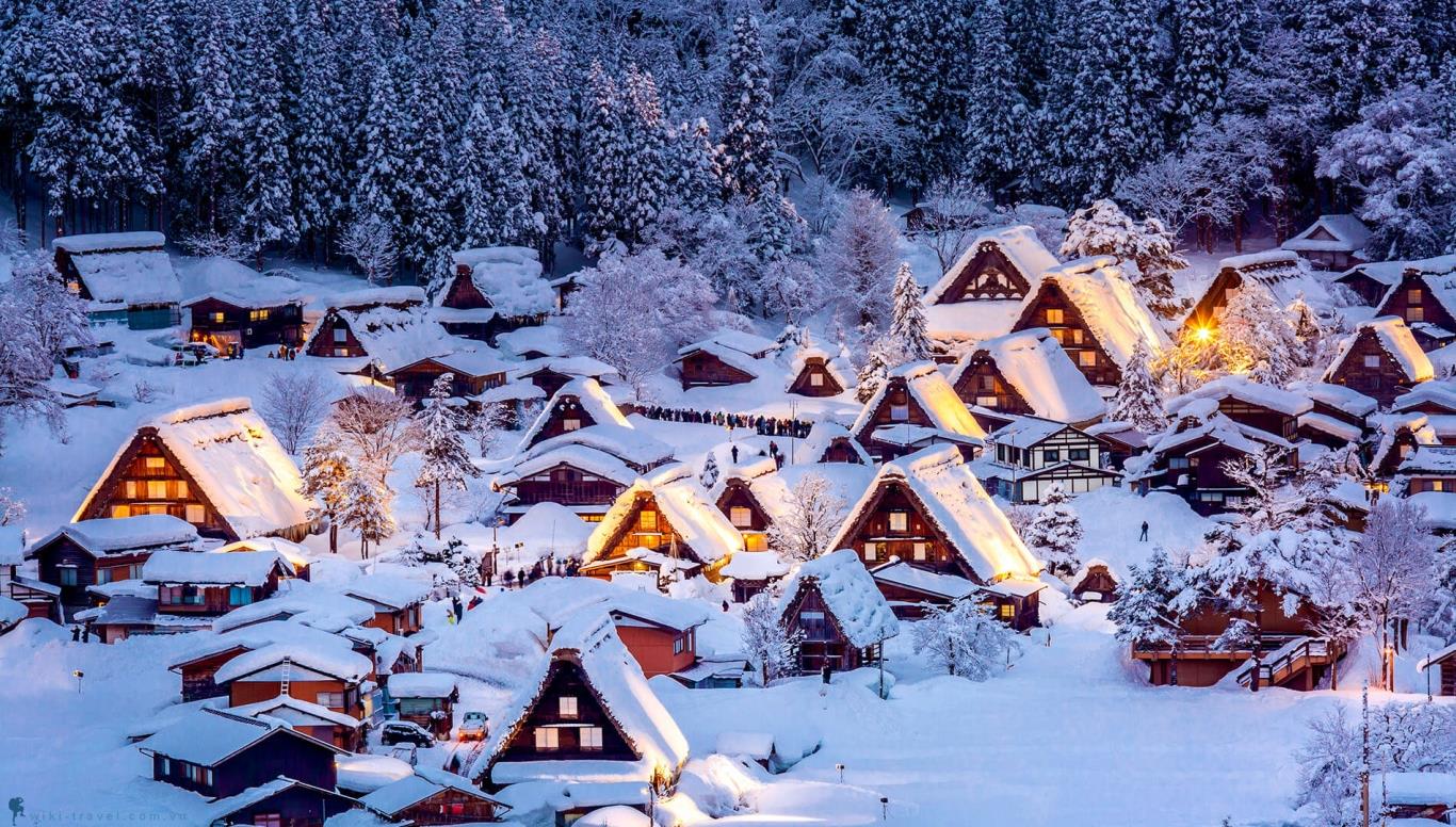 Mùa đông – trượt tuyết ở Nhật Bản