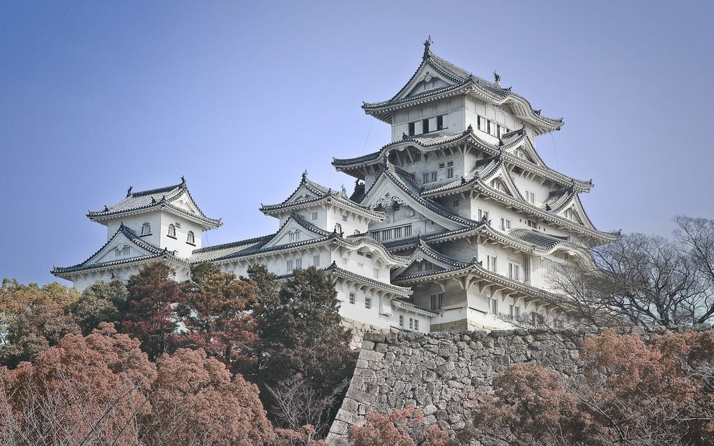 những lâu đài cổ nổi tiếng ở Nhật Bản