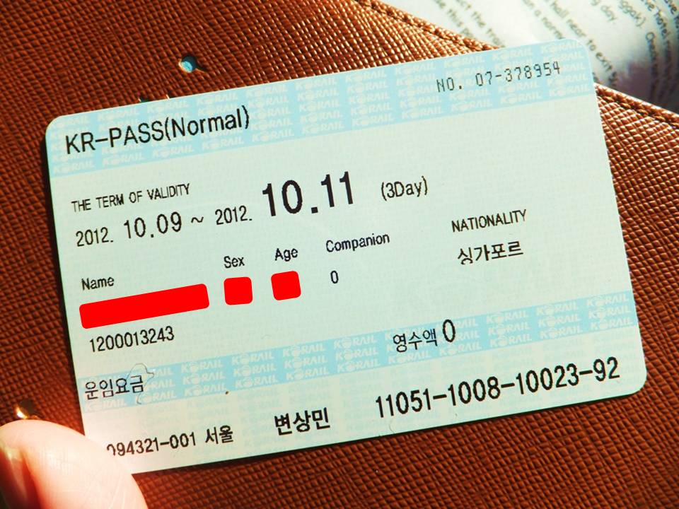 Korea Rail Pass (Korail Pass hay KR Pass)