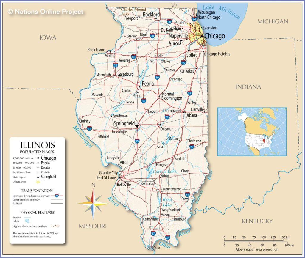 Illinois bang mỹ